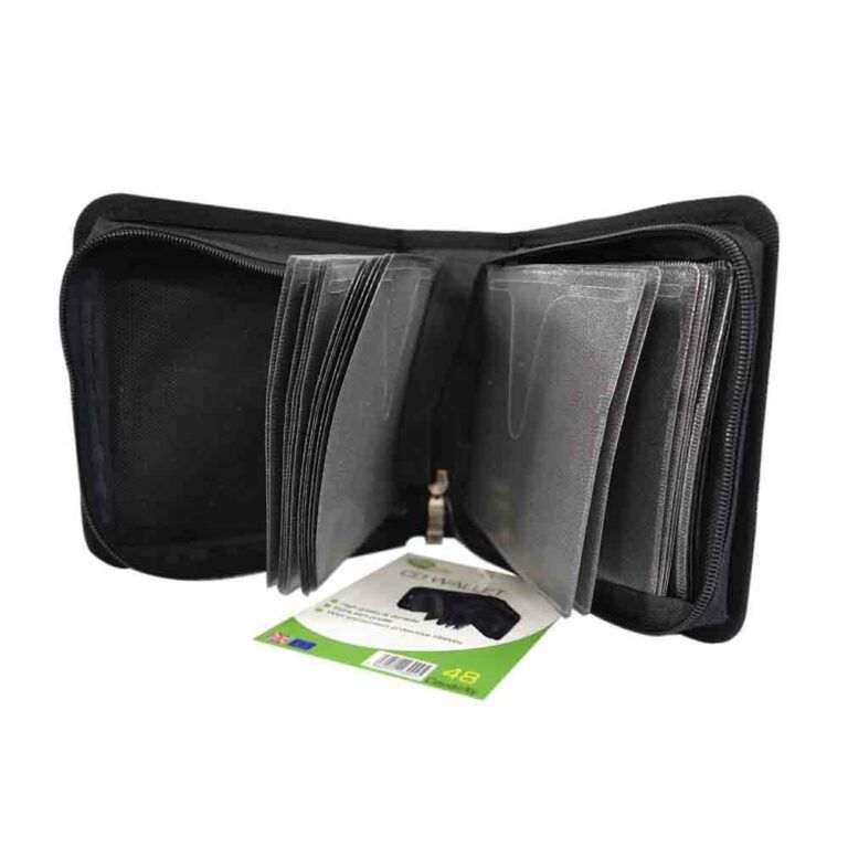 48 CD STORAGE CASE – CD/DVD Wallet Carry Case by Neo Media