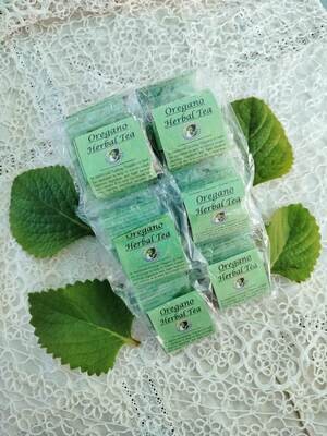 Oregano Herbal Tea XL Teabags (each sized for 0,7 l teapot, individually sealed, price by dozen)