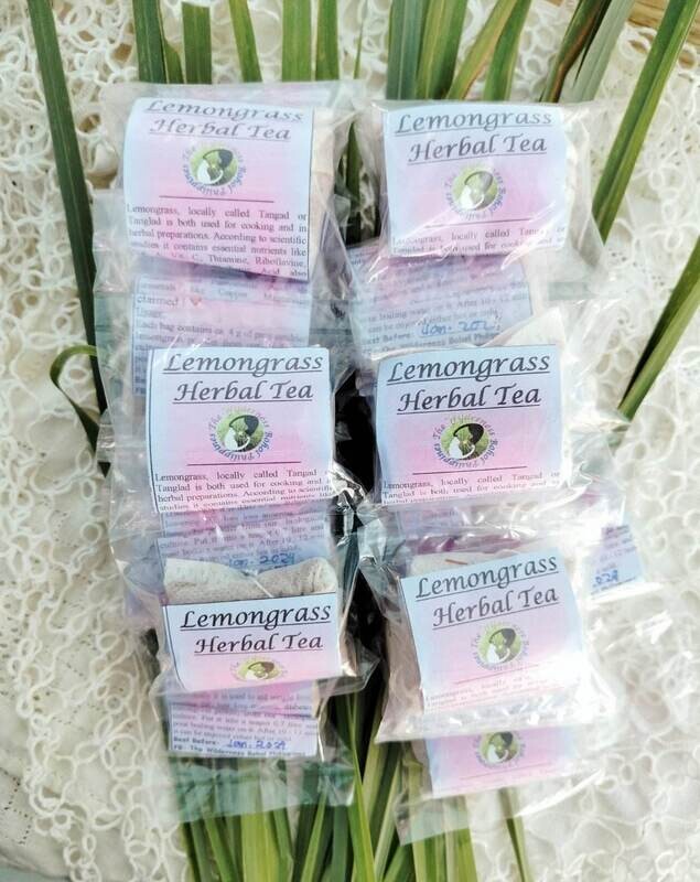 Lemongrass Herbal Tea XL Bags (Teabags each for a teapot of 0,7 l, individually packed, sold per dozen)