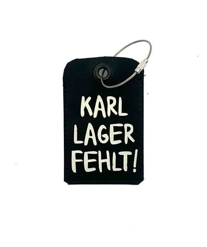 BAG TAG - KARL LAGER FEHLT!