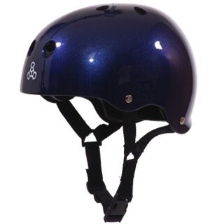 Универсальный шлем Triple Eight Brainsaver Glossy Helmet with Standart Liner, глянцевый, облегченный