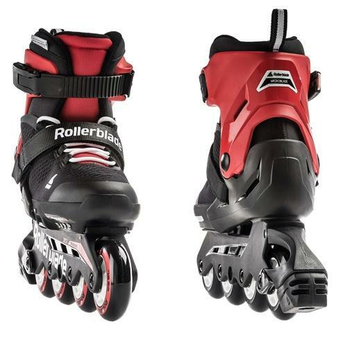 Детские раздвижные ролики Rollerblade 19 MICROBLADE Black/red