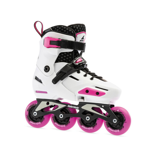 Дитячі ролики Rollerblade APEX G, для дівчаток, Білі/Рожеві, Фріскейт, розсувні, розміри 29-32/33-36/37-40