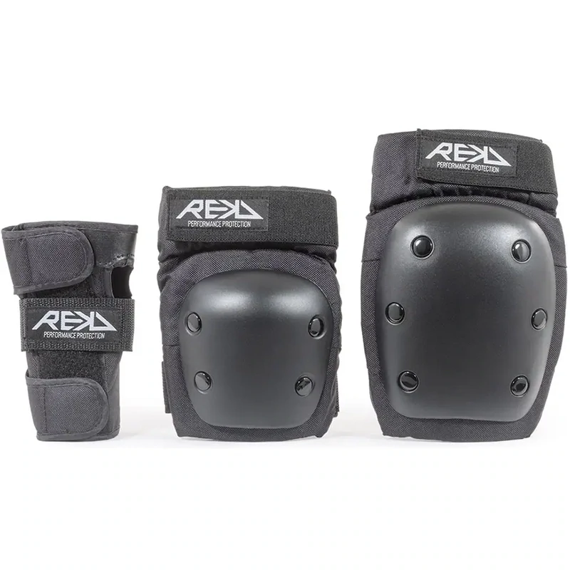 Набор защиты REKD Heavy Duty black, фрискейт, черная, размеры XS, S, M, L, XL