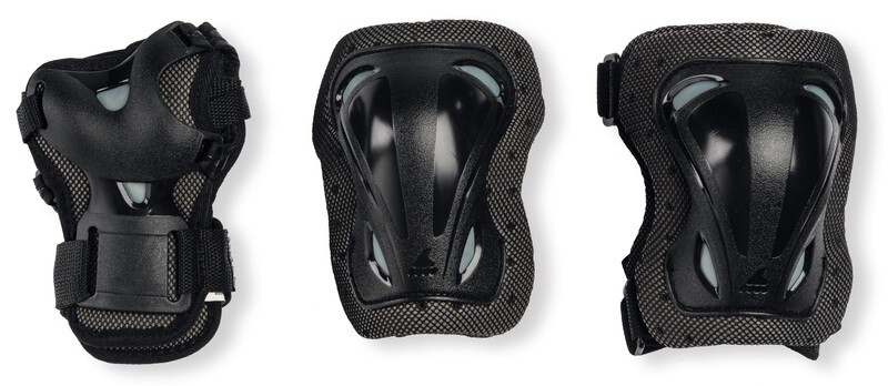 Комплект детской защиты Rollerblade SKATE GEAR Junior 3 Pack, Для мальчиков и девочек. Размеры XXXS, XXS Комплект детской защиты Rollerblade SKATE GEAR Junior 3 Pack, Для мальчиков и девочек. Размеры XXXS, XXS