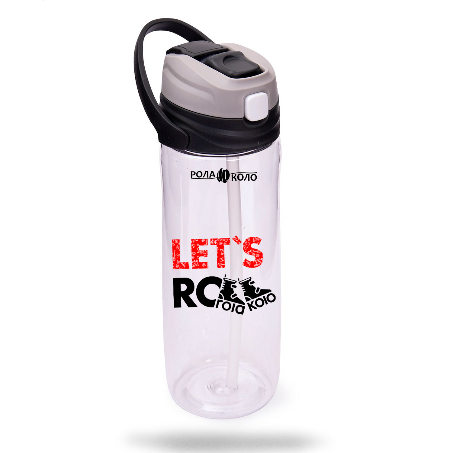 Бутылочка для воды Let's ROLL, Цвет: Прозрачная