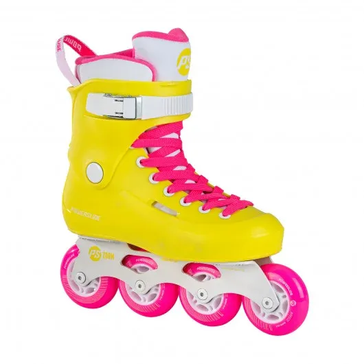 Жіночі ролики Powerslide ZOOM 80 Neon Yellow, Жовті. Розміри 37-38/39-40