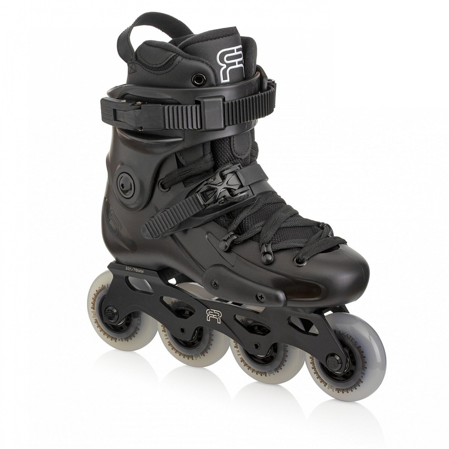 Детские регулируемые ролики FR Skates FRJ Junior CLUB BLACK, чёрные, размеры 32-34/35-37/37-39/40-42