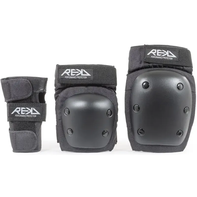 Набор защиты REKD Heavy Duty black, фрискейт, черная, размеры XS, S, M, L, XL Набор защиты REKD Heavy Duty black, фрискейт, черная, размеры XS, S, M, L, XL