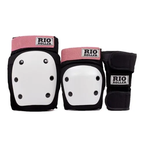 Набор защиты Rio Roller black-rose размеры: S, M, L