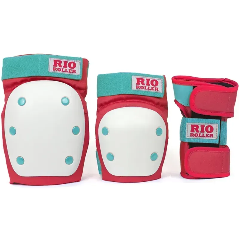 Набор защиты Rio Roller red-mint размеры: S, M, L Набор защиты Rio Roller red-mint размеры: S, M, L