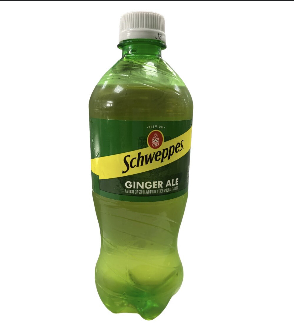 20oz Schweppes Ginger Ale