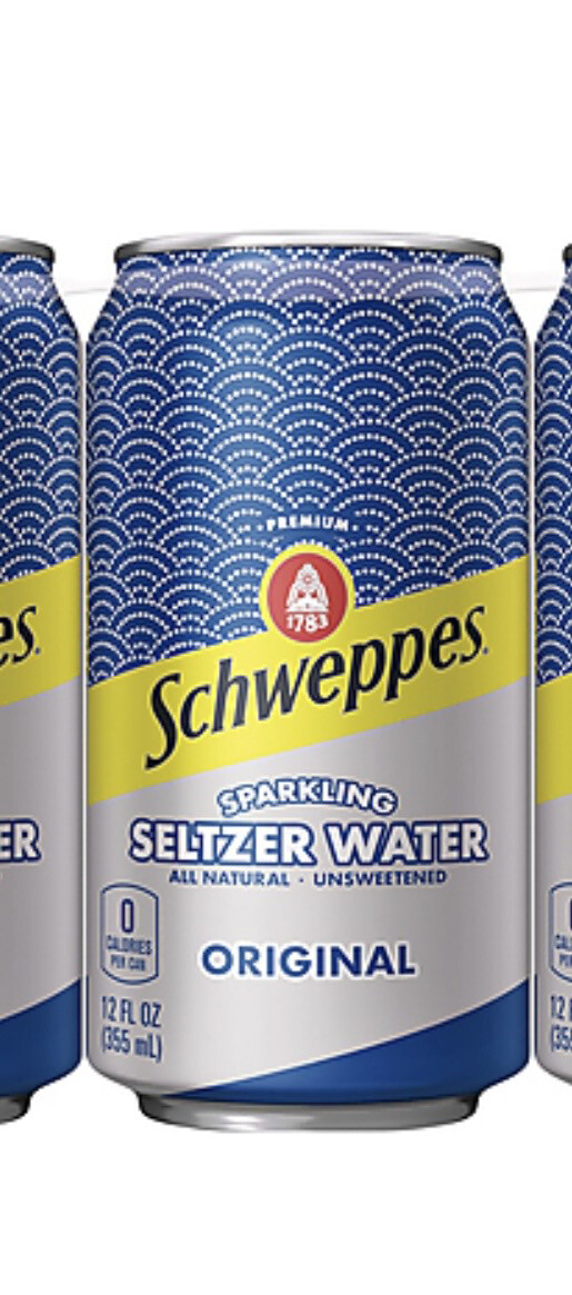 Schweppes Sparkling Seltzer Water Can