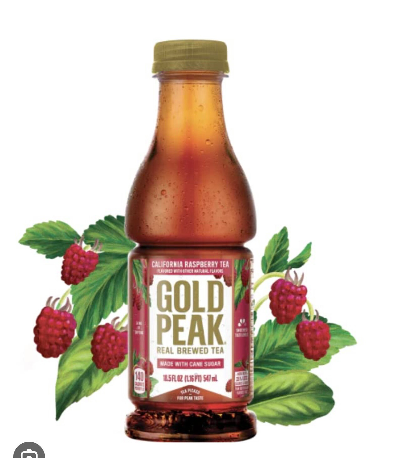 Raspberry Gold Peak Tea