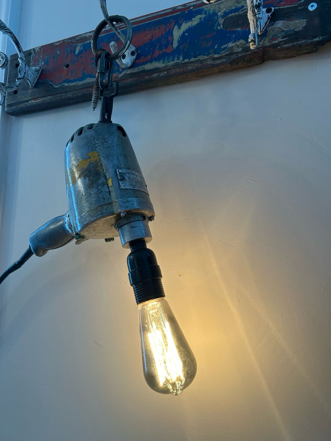Lampe vintage de style industriel