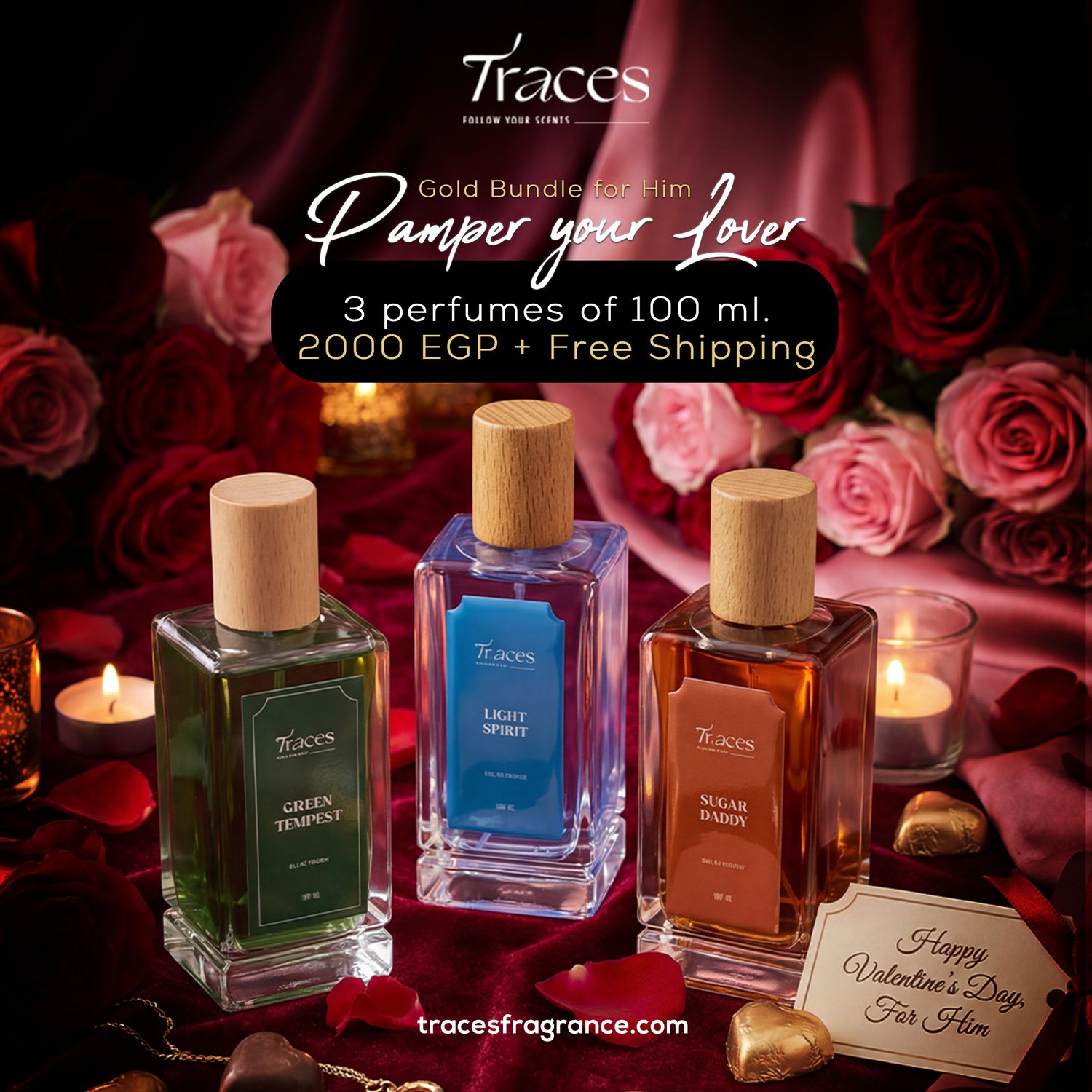 Gold Bundle for Him - Valentine's Day Hot Offer