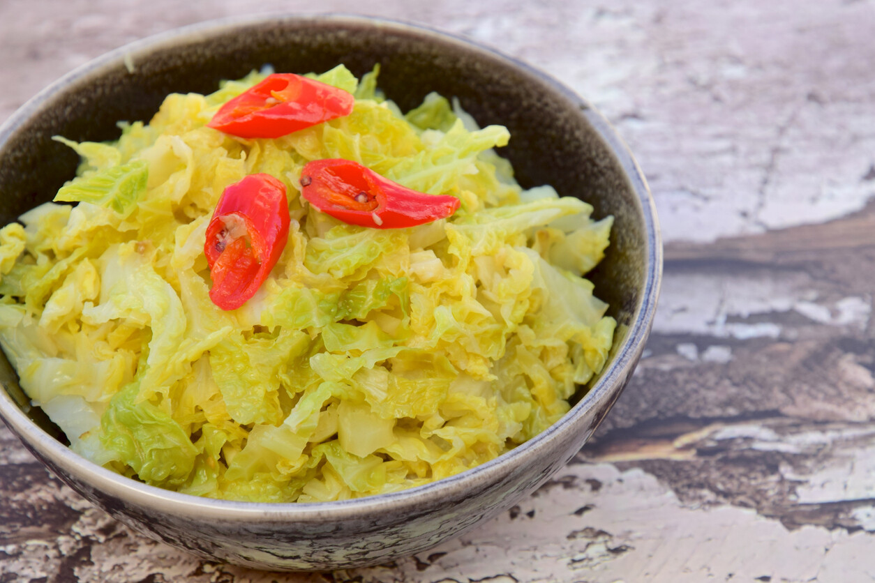 Steamed Cabbage
