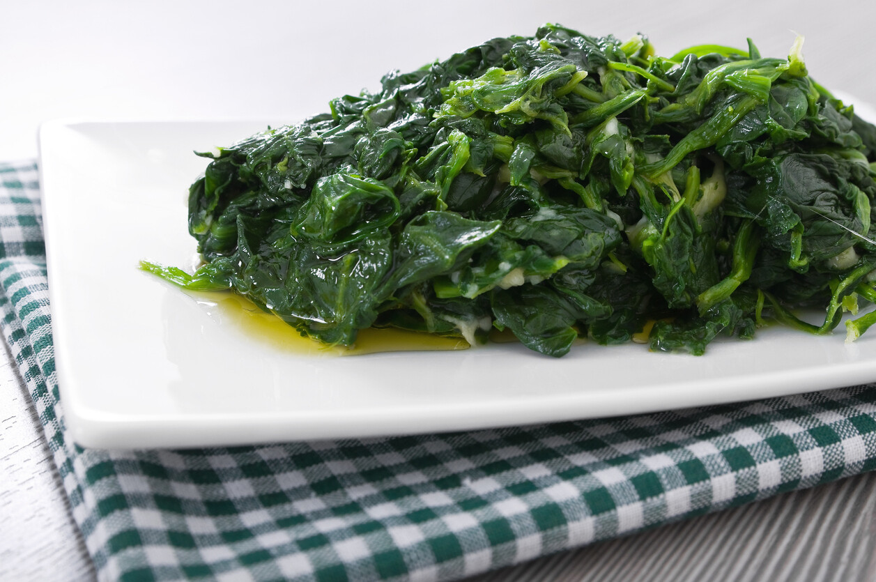 Steamed Spinach