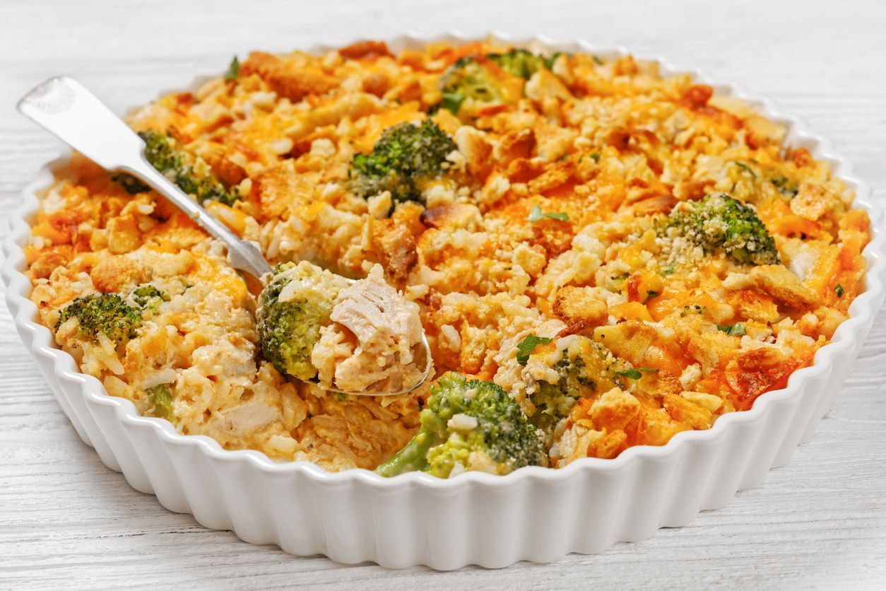 Chicken, Broccoli &amp; Rice Casserole