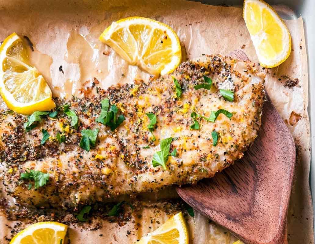 Baked Grouper Filet