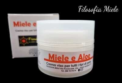 Crema Viso Miele e Aloe (50ml)