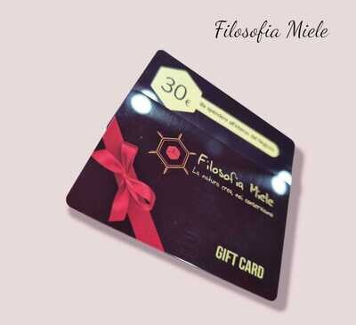 Acquista la tua Carta Regalo
da 15, 30 o 50 €