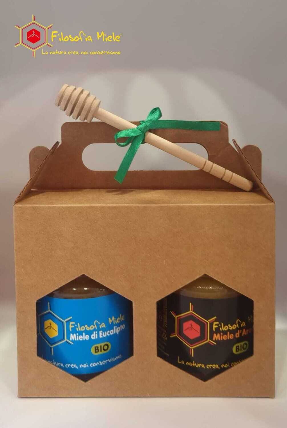 Confezione regalo 2 vasi da 400 gr.