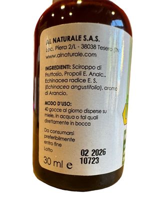 Tintura propoli analcolica a gocce (30ml)