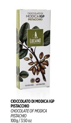 Cioccolato di Modica al Pistacchio