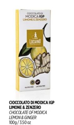 Cioccolato di Modica Limone e Zenzero
