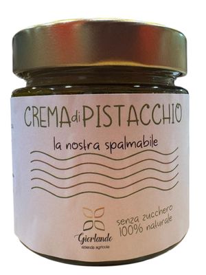 Crema di Pistacchio Dolce SENZA ZUCCHERO (220g)