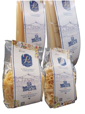Pasta di Semola di Grano Duro 100% Siciliano - pasta with Sicilian wheat