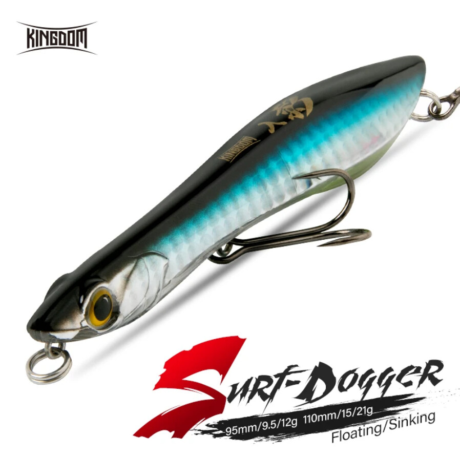 Воблер SURF DOGGER- KINGDOM 115мм. 15г. Floating