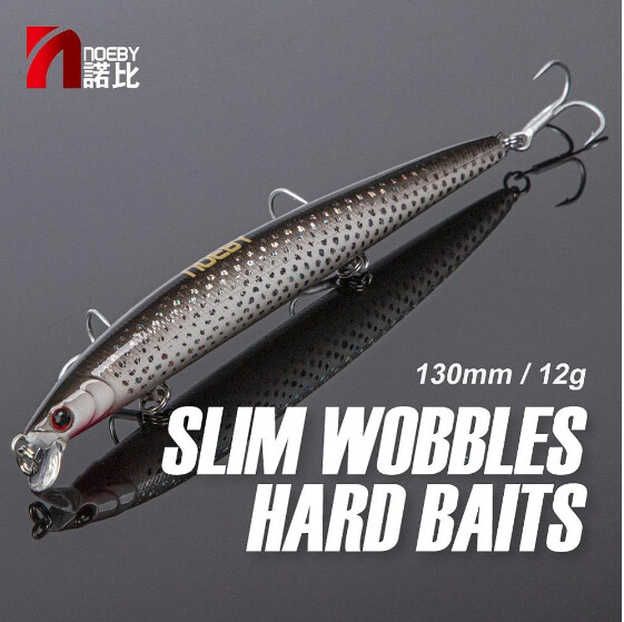 Воблер SLIM HARD BAITS  NOEBY 130мм. 12г Floating