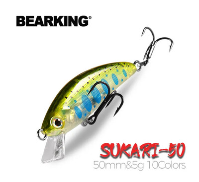Воблер BEARKING SUKARI 50мм. 5г. Sinking