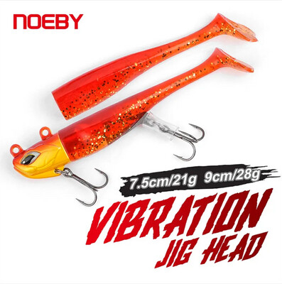 силикон NOEBY Vibration Jig Head 90мм. 28г.