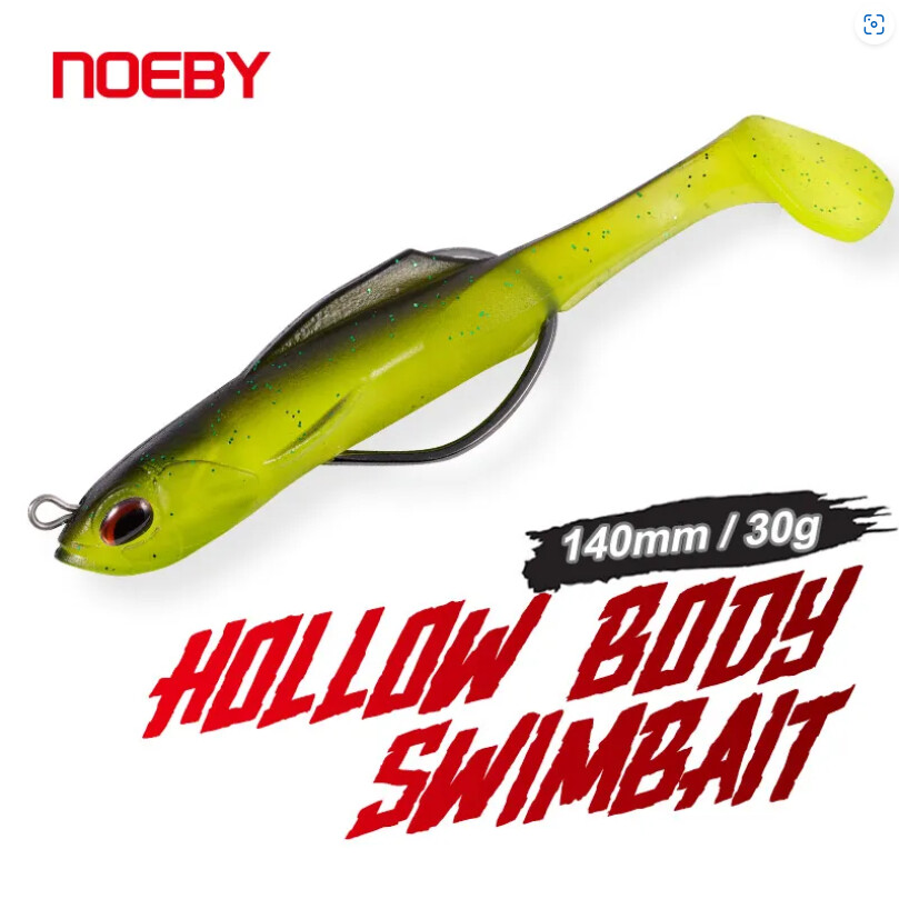 силикон NOEBY Hollow Body Swimbait 140мм. 30г.