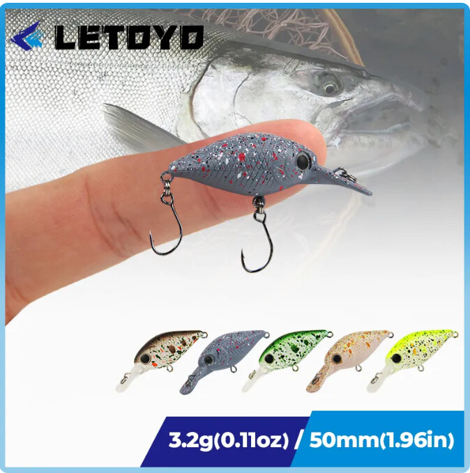Воблер LETOYO Cobies Crankbait 50мм. 3.2г. Floating