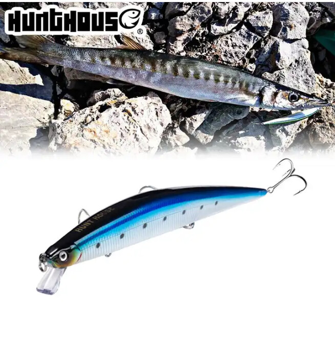 Воблер HUNTHOUS Tide Monnow Slim 175мм. 34г. Floating