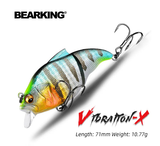 Воблер BEARKING VIBRATION-X 71мм. 10г. slowly sinking