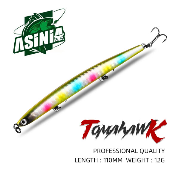 Воблер Asinia NORATOMAHAWK  110мм. 12г. Floating