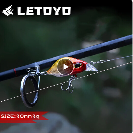 Воблер LETOYO  King Minnow  30мм. 3г. Sinking