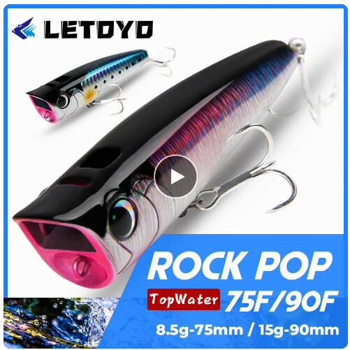 попер Rock POP LETOYO   90мм. 15г. Popper