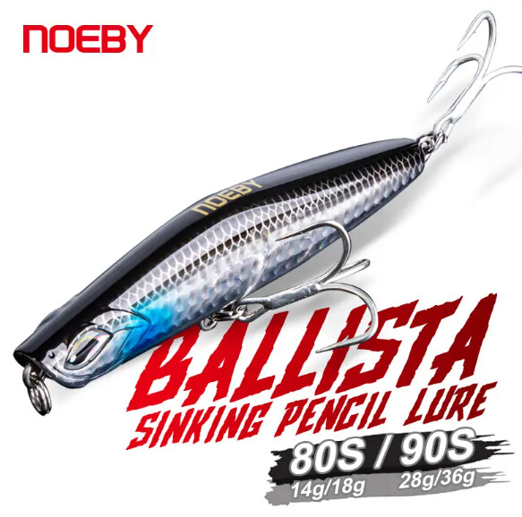 Пенсил  Ballista NOEBY 80мм. 18г Sinking