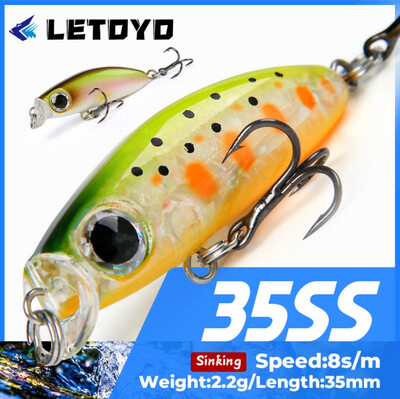 Воблер LETOYO Micro Minnow  35мм. 2.2г. Sinking