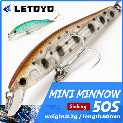 Воблер LETOYO  MINI MINOW 50мм. 2.2г. Sinking