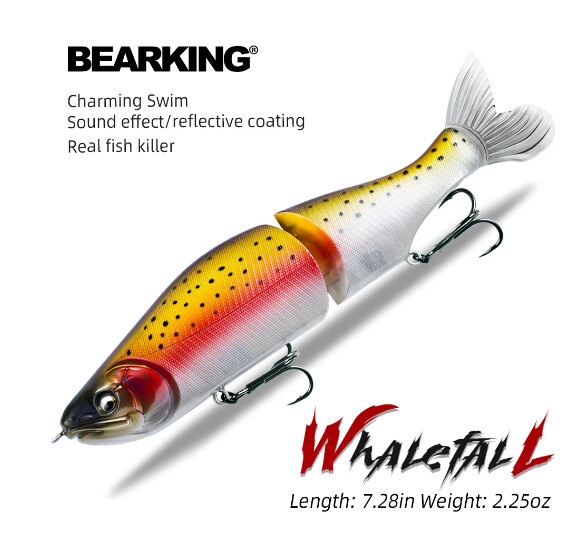 Воблер BEARKING Whaletall  185мм.  64г. Floating