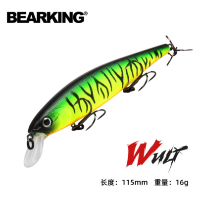 Воблер BEARKING Wult 115мм. 16г. Floating