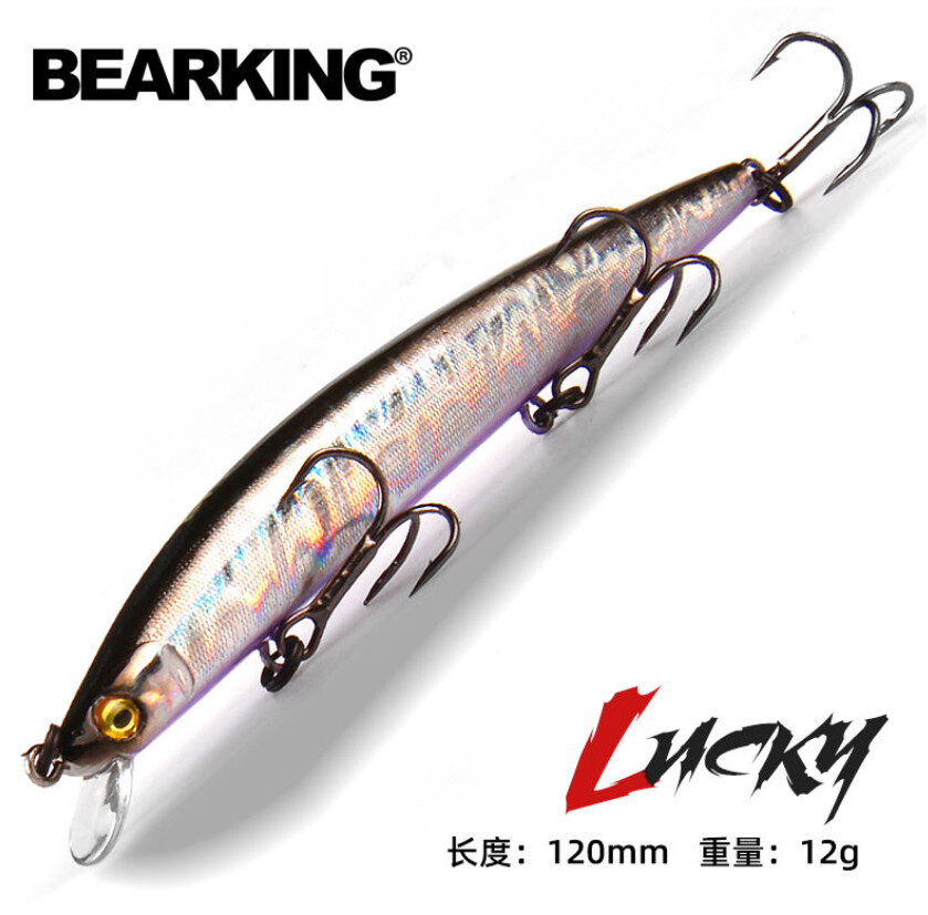 Воблер BEARKING LUCKY   120мм. 12г. Floating