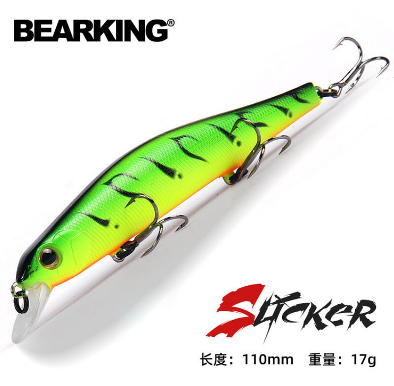 Воблер BEARKING SLICKER Minnow 110мм. 17г. Suspending